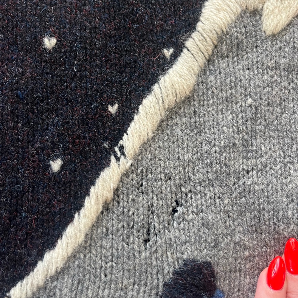Vintage 100% Wool Ski Sweater - Picture 5 of 5